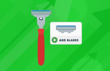 handheld manual razor shaver: add blades