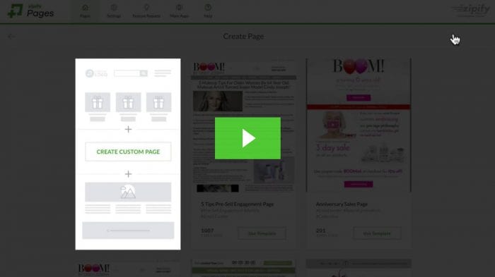 Creating a custom page