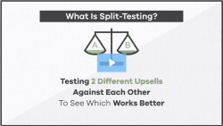 Testing 2 Different upsells against each other