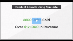 Product Launch using mini-site