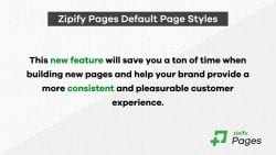 Zipify default page styles