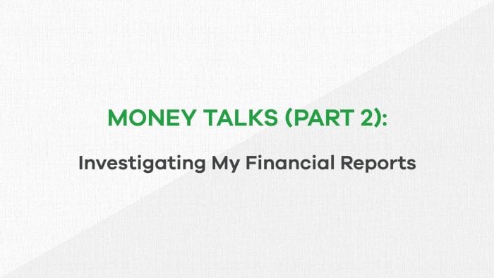 money talks part 2 - investigating financial reports