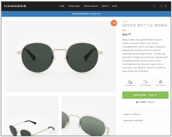 Hawkers featured product - green bottle moma