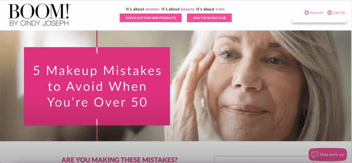 BOOM!'s presell article/guide: 5 makeup mistakes