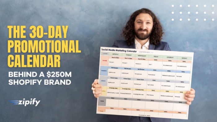 The 30-Day Promotional Calendar behind a $250M Shopify brand