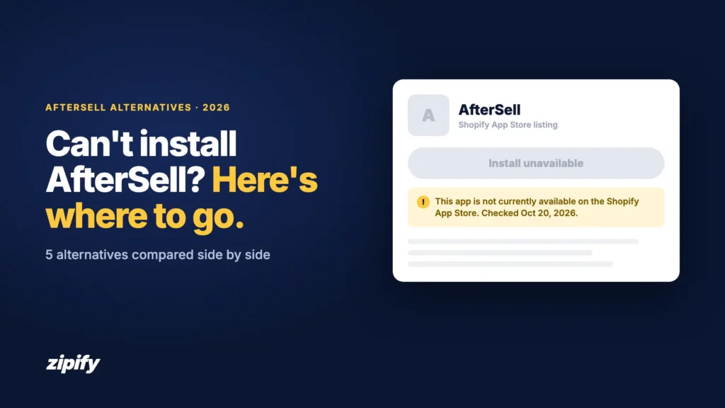 5 Best AfterSell Alternatives for Shopify 2026
