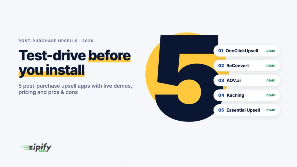 5 Best Post-Purchase Upsell Apps for Shopify