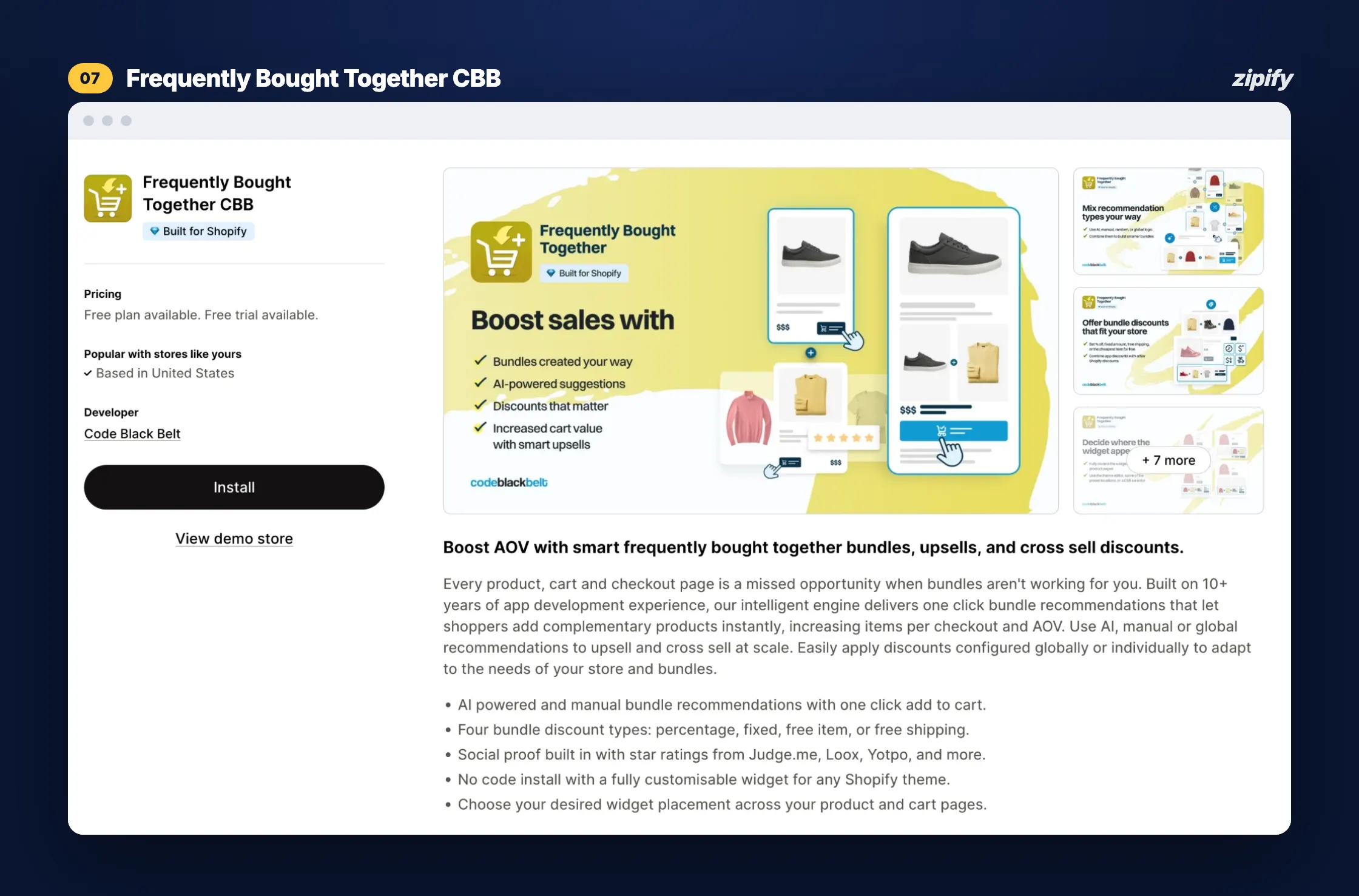 Frequently Bought Together CBB
